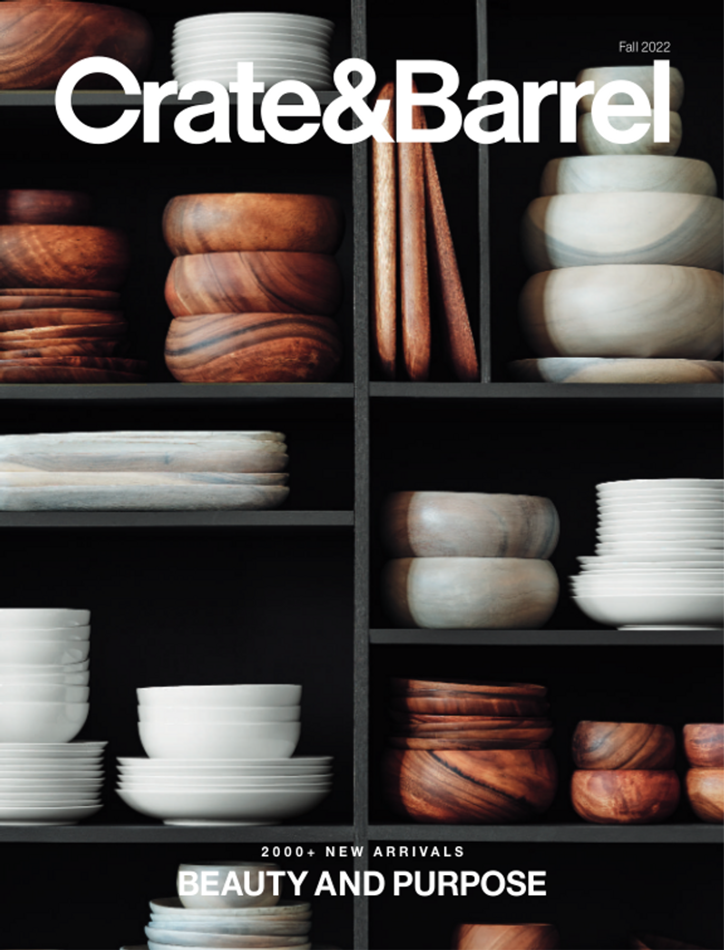 Free Catalog Crate & Barrel 2022 Mail Order Catalog Request