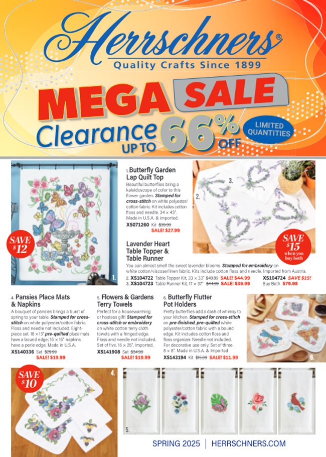 Herrschners - Stamped Stitchery & Embroidery Catalog Cover