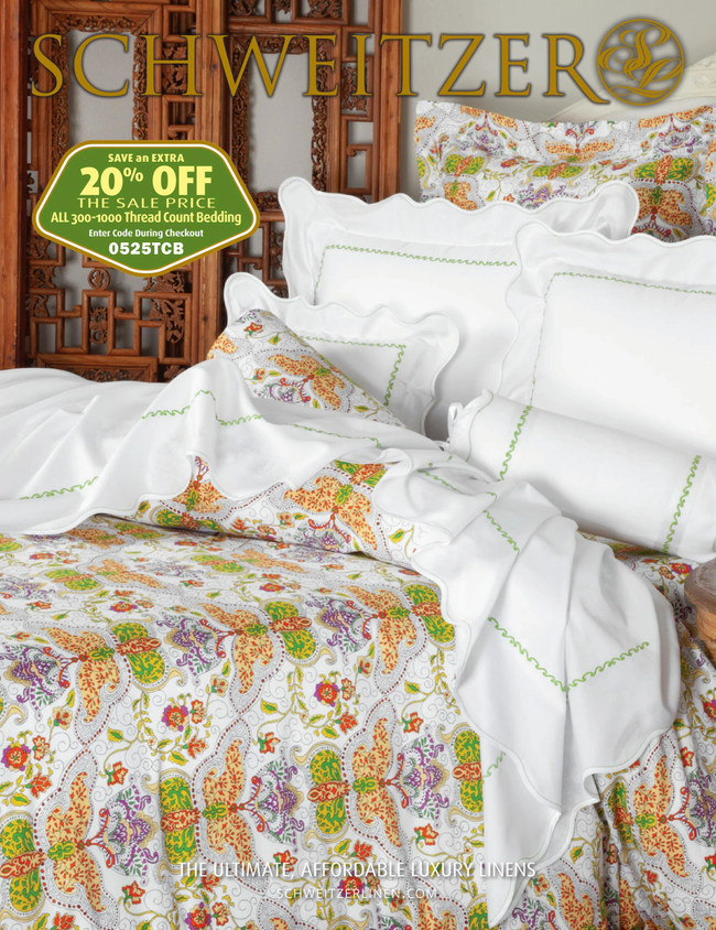 Schweitzer Linen Catalog Cover