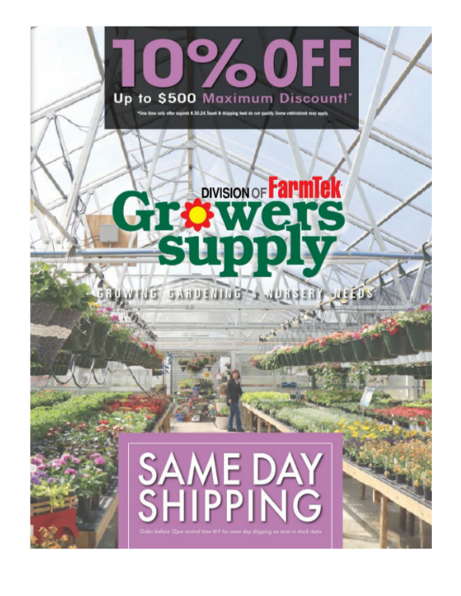 Growers Supply Catalog Cover
