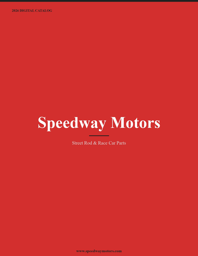 Speedway Motors 2026 Catalog Catalog Cover