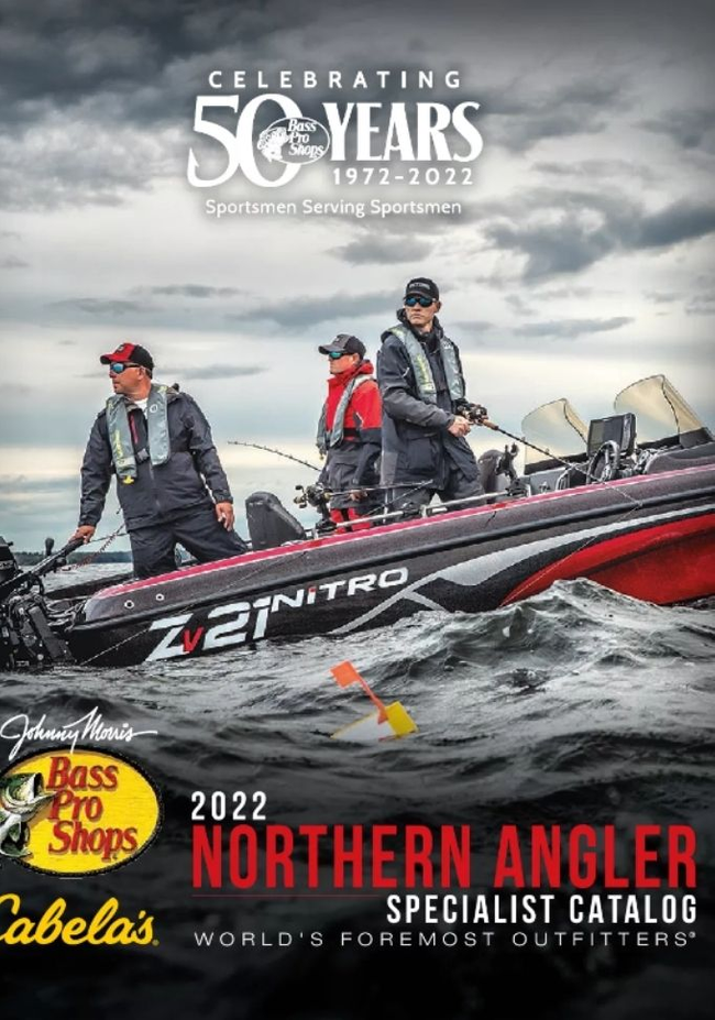 Cabela's Northern Angler Fishing Catalog Cover