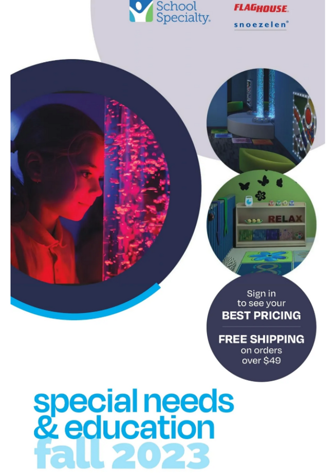 School Specialty Special Needs Catalog Cover