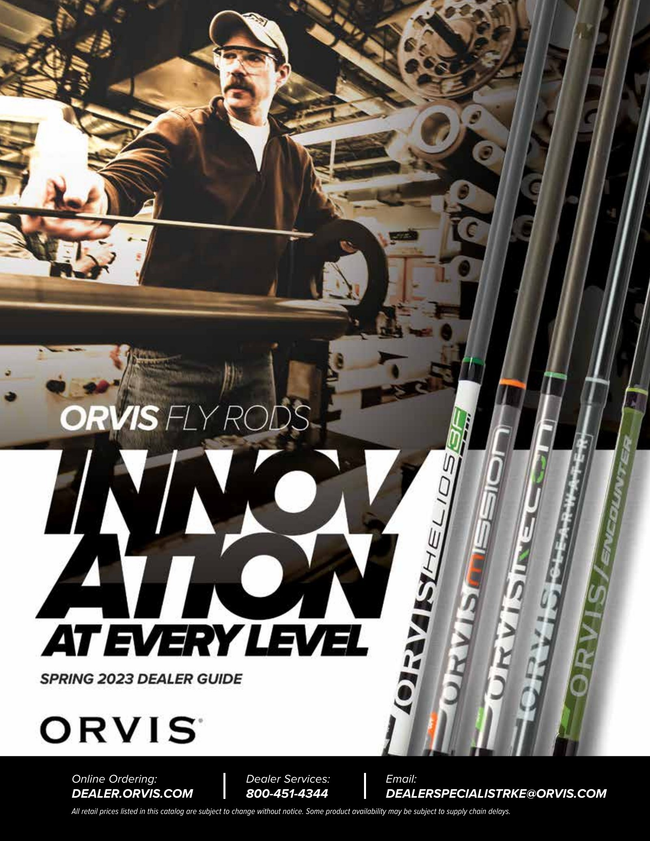 Orvis Spring Guide — Fly Fishing, Hunting, Dog & Apparel Catalog Cover