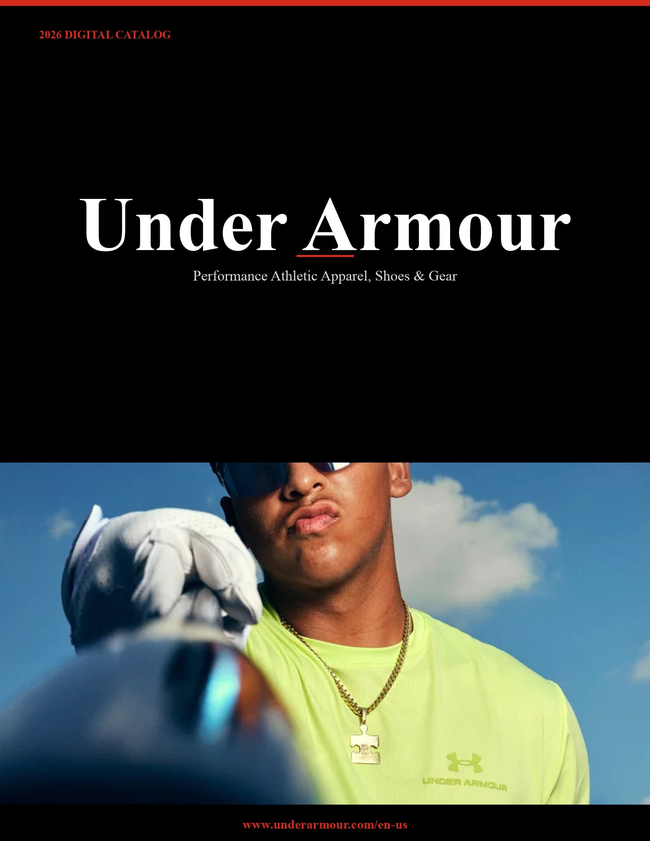 Under Armour 2026 Catalog Catalog Cover
