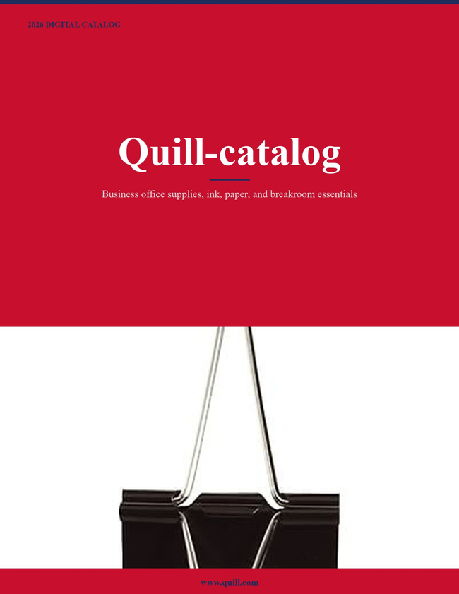 Quill-catalog 2026 Catalog Catalog Cover