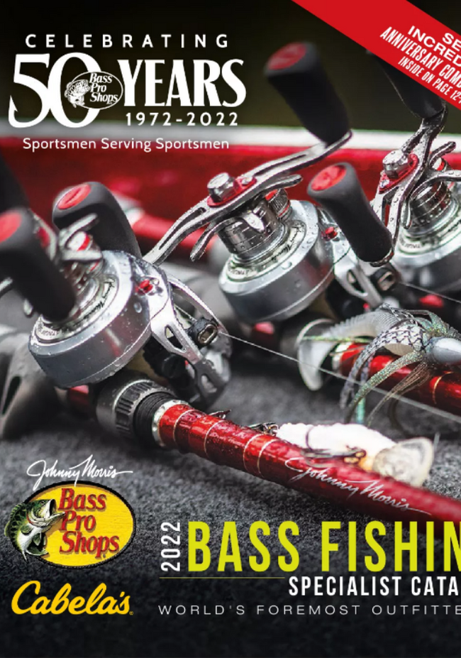 Cabela's Bass Fishing Catalog Cover