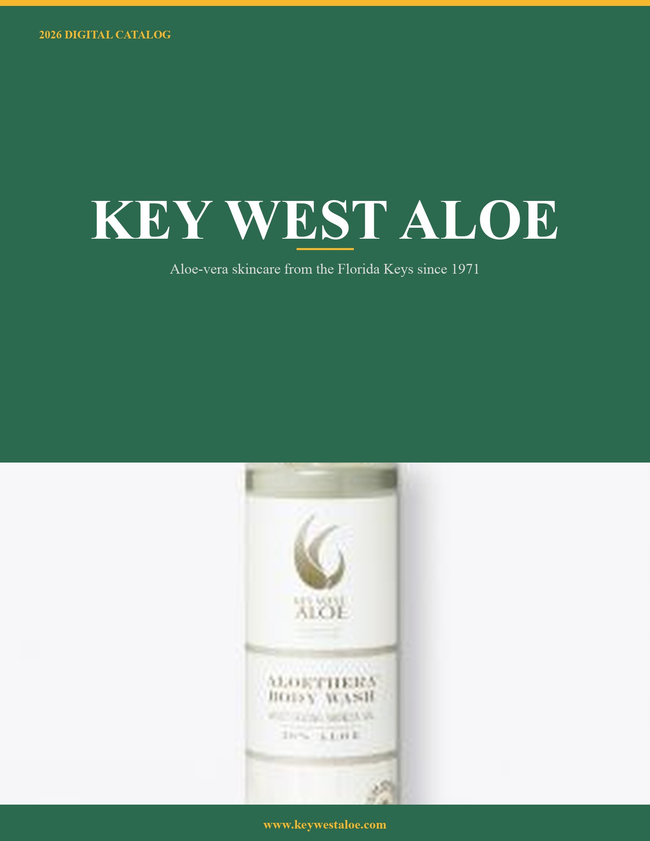 KEY WEST ALOE 2026 Catalog Catalog Cover