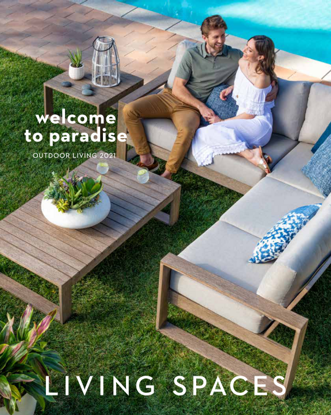 Living Spaces Outdoor Catalog Cover