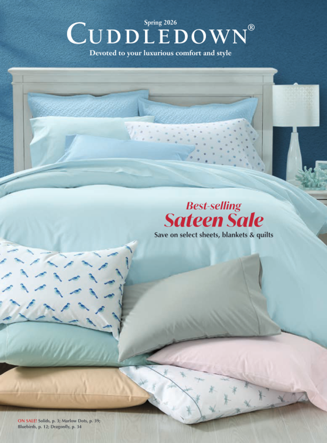 Cuddledown Catalog Cover