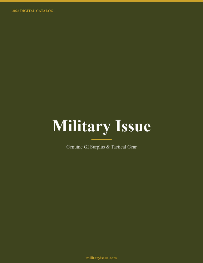 Military Issue 2026 Catalog Catalog Cover
