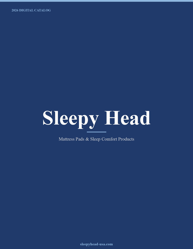 Sleepy Head 2026 Catalog Catalog Cover