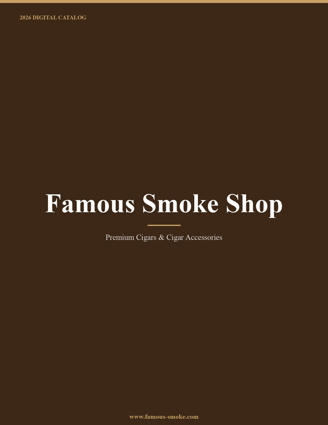 Famous Smoke Shop 2026 Catalog Cover