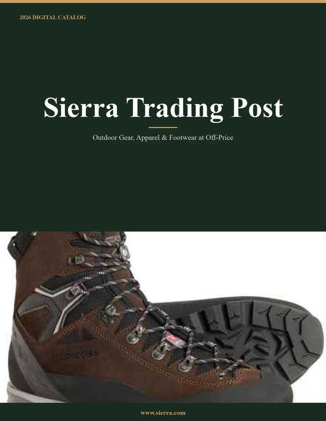 Sierra Trading Post 2026 Catalog Catalog Cover