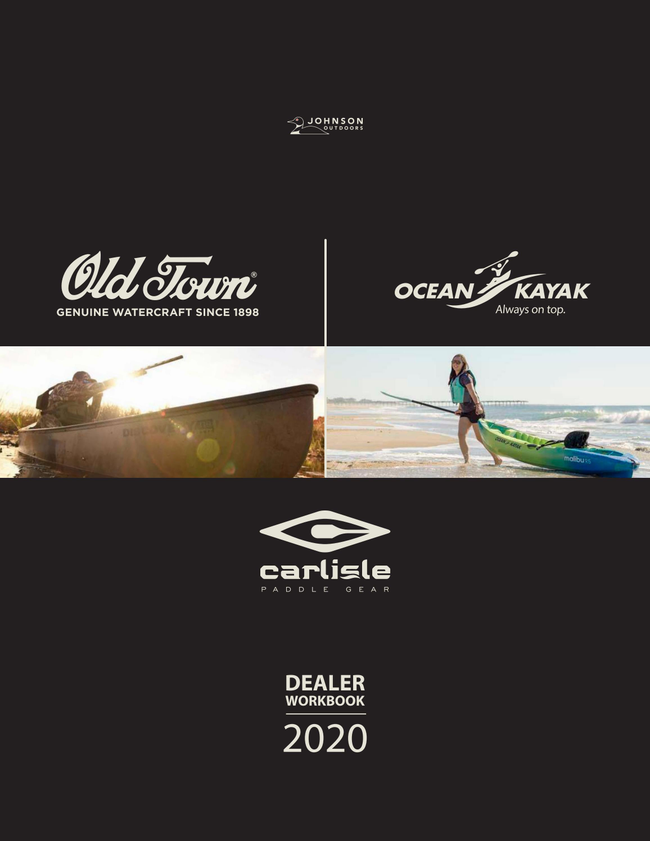 Old Town Canoes & Kayaks Catalog Catalog Cover