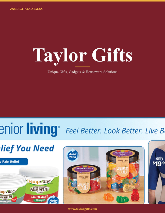 Taylor Gifts 2026 Catalog Catalog Cover