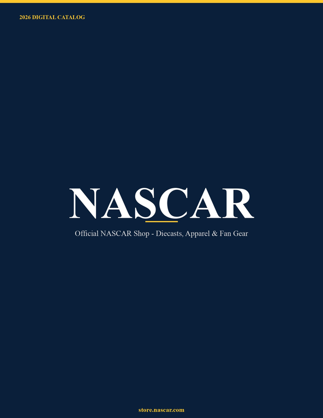 NASCAR 2026 Catalog Catalog Cover