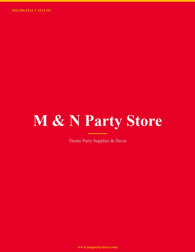 M & N Party Store 2026 Catalog Catalog Cover