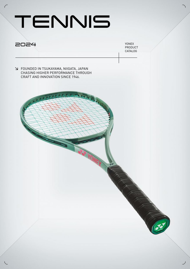Yonex Tennis 2024 Catalog Catalog Cover