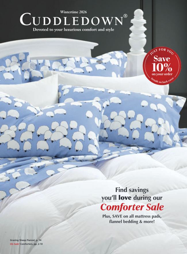 Cuddledown Catalog Cover