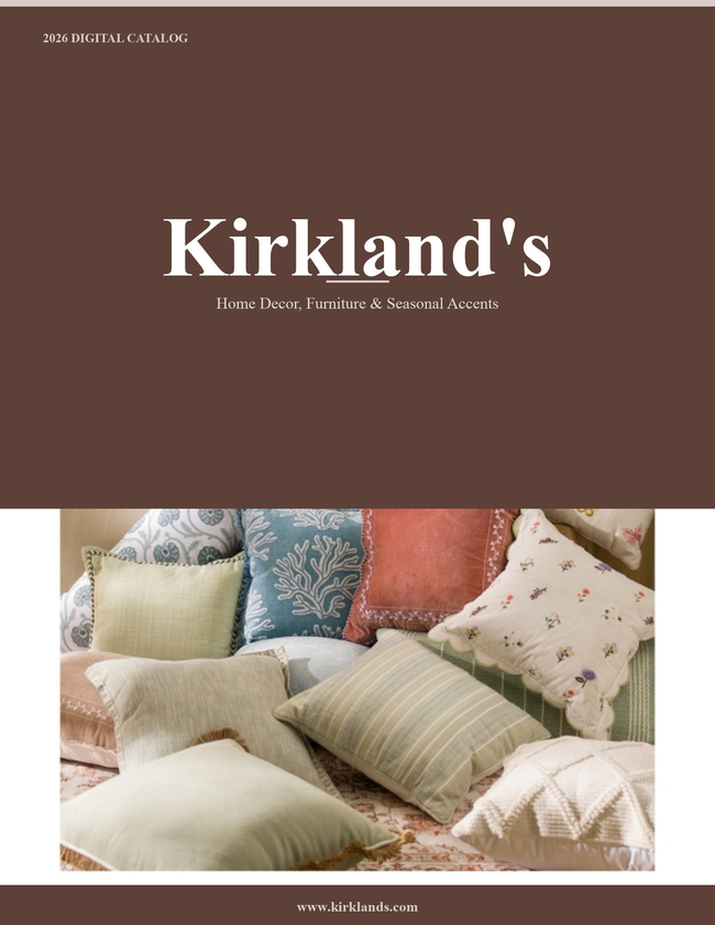 Kirkland's 2026 Catalog Catalog Cover