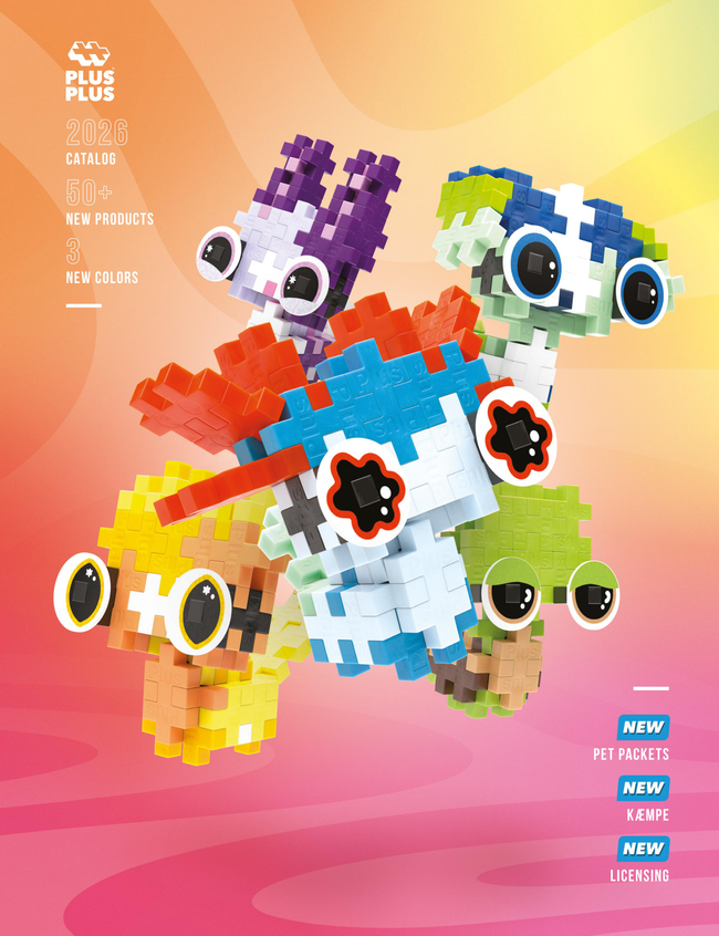 Plus-Plus 2026 Catalog Catalog Cover