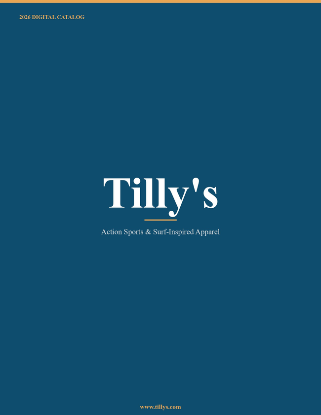 Tilly's 2026 Catalog Catalog Cover