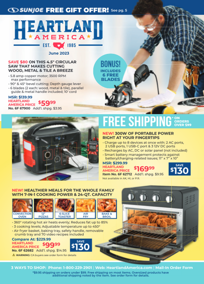 Heartland America Catalog Cover