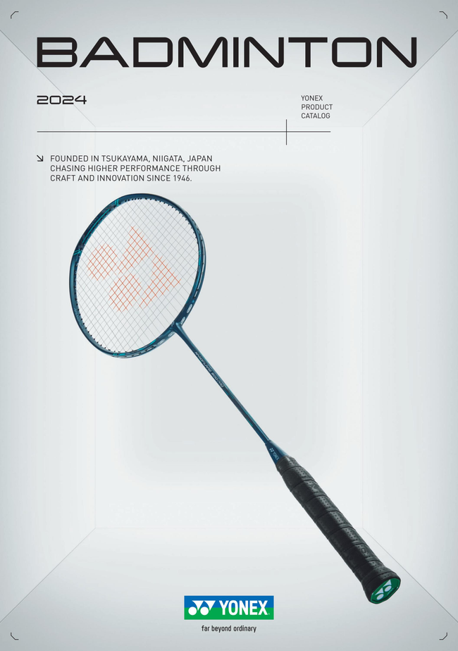 Yonex Badminton 2024 Catalog Catalog Cover