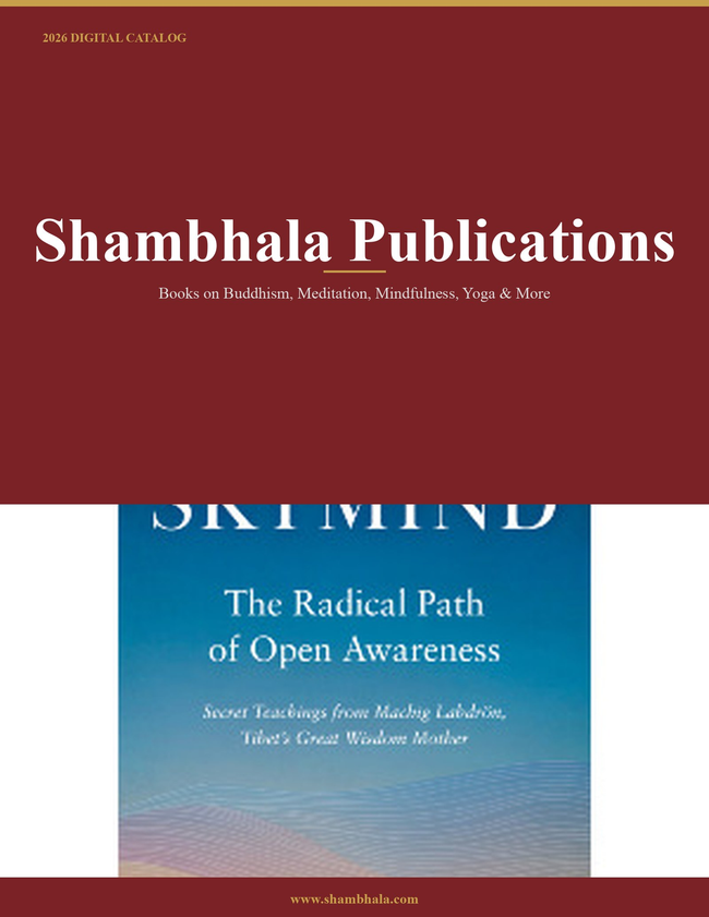 Shambhala Publications 2026 Catalog Catalog Cover