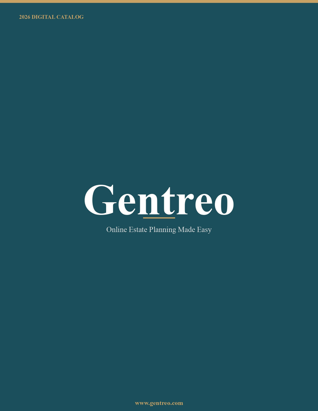 Gentreo 2026 Catalog Cover