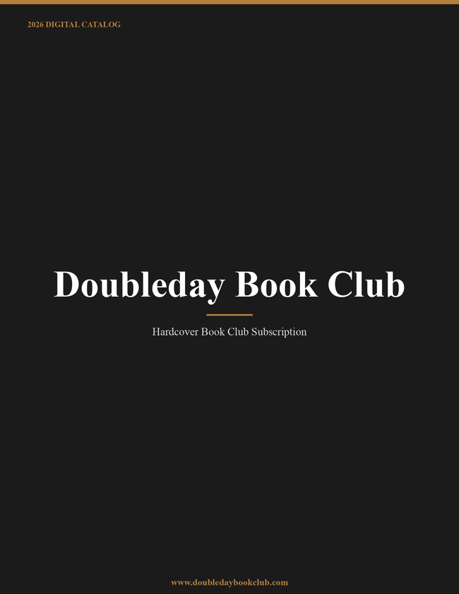Doubleday Book Club 2026 Catalog Catalog Cover