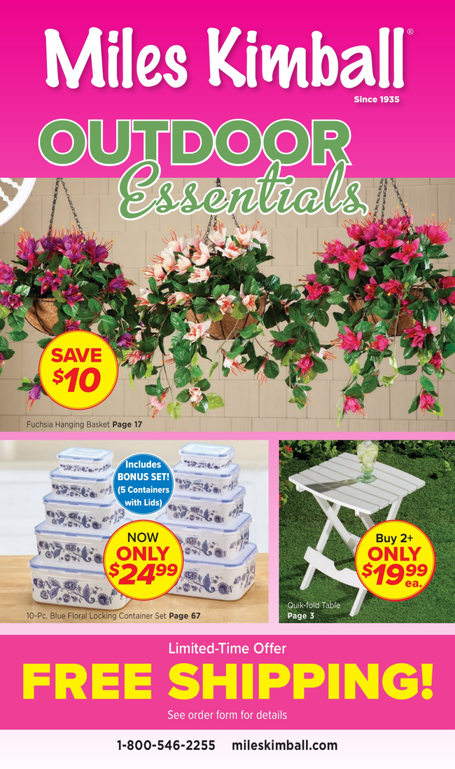 Miles Kimball Outdoor Essentials 2026 Catalog Catalog Cover
