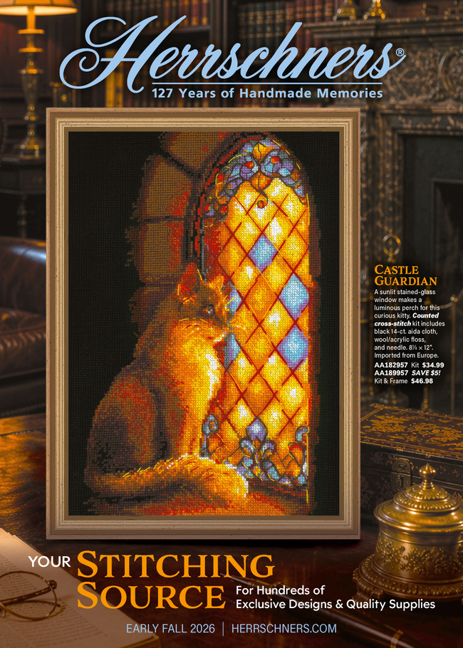 Herrschners - Stamped Stitchery & Embroidery Catalog Cover