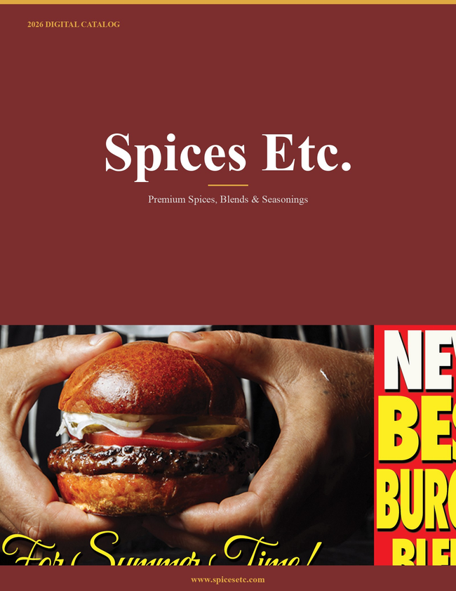 Spices Etc. 2026 Catalog Catalog Cover