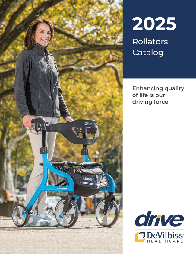 Drive Medical Rollators 2025 Catalog Catalog Cover