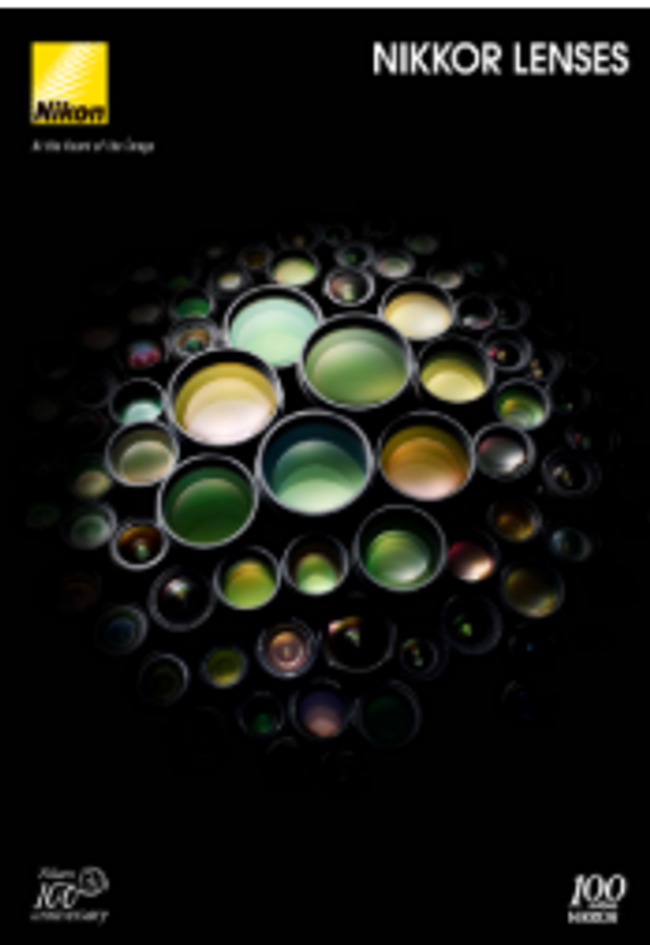 Nikon Camera Lenses Catalog Cover