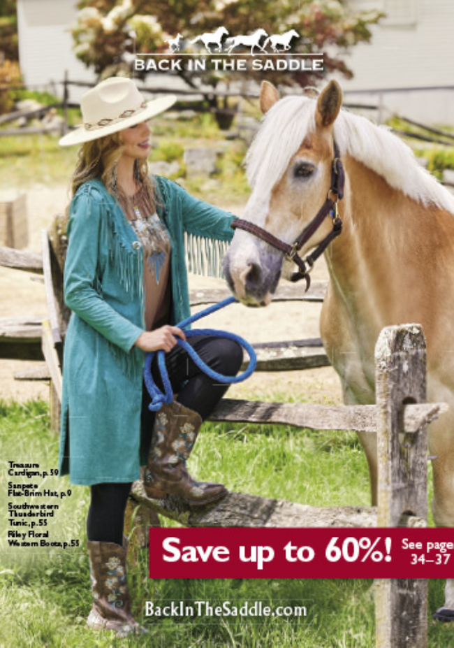 Back in the Saddle Catalog Cover