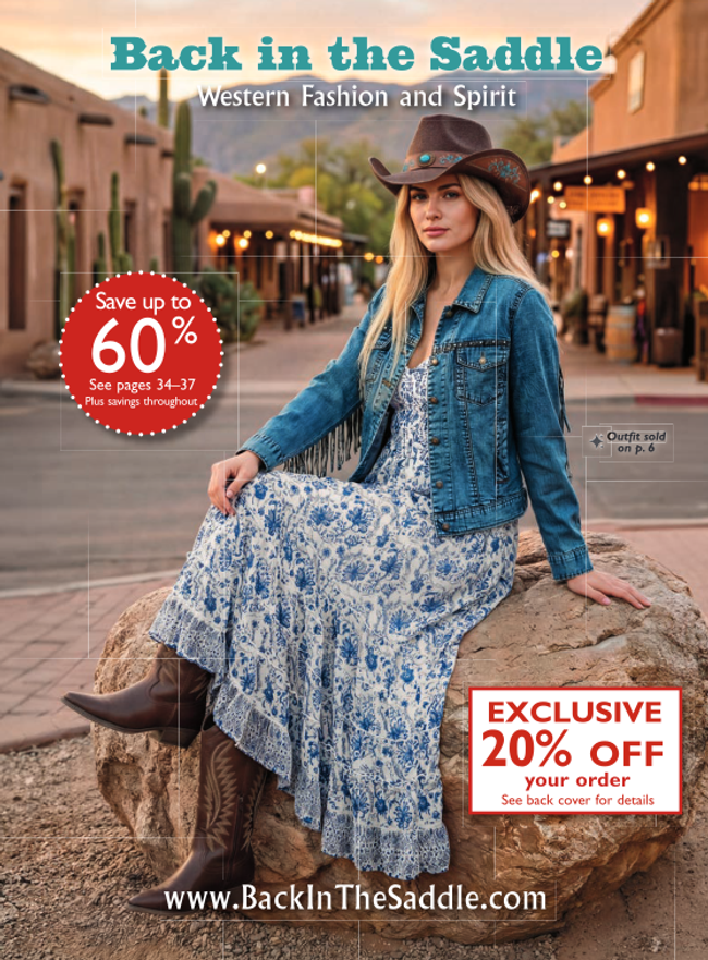 Back in the Saddle Catalog Cover