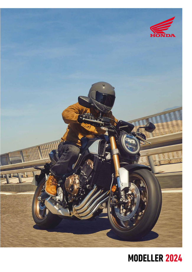Honda 2024 Motorcycle Catalog Catalog Cover