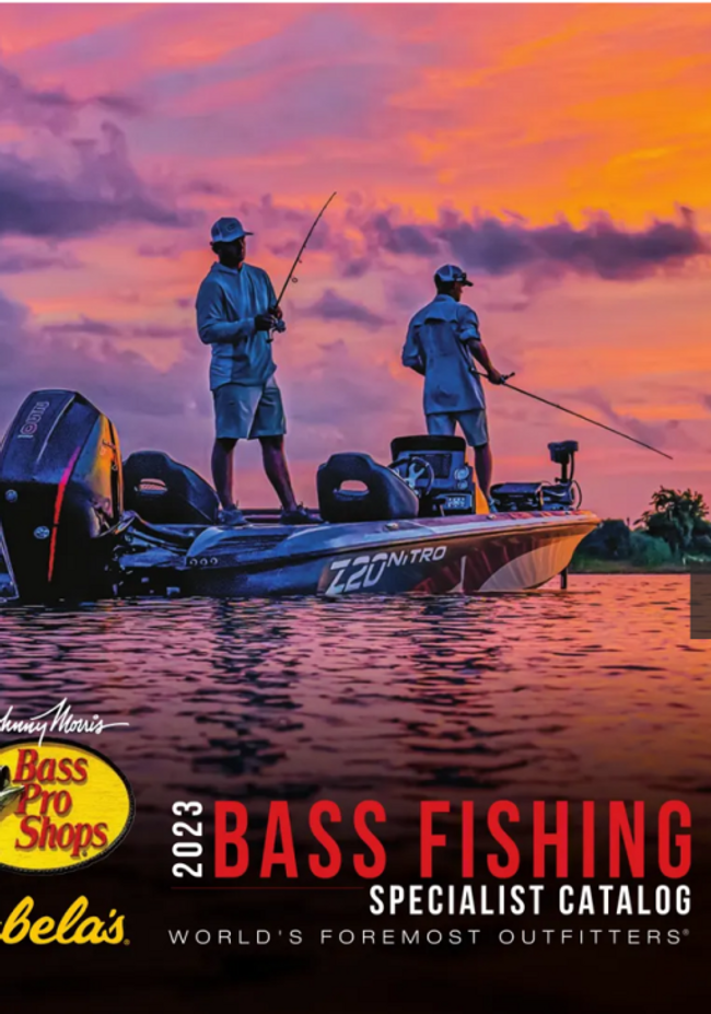 Cabela's Bass Fishing Catalog Cover