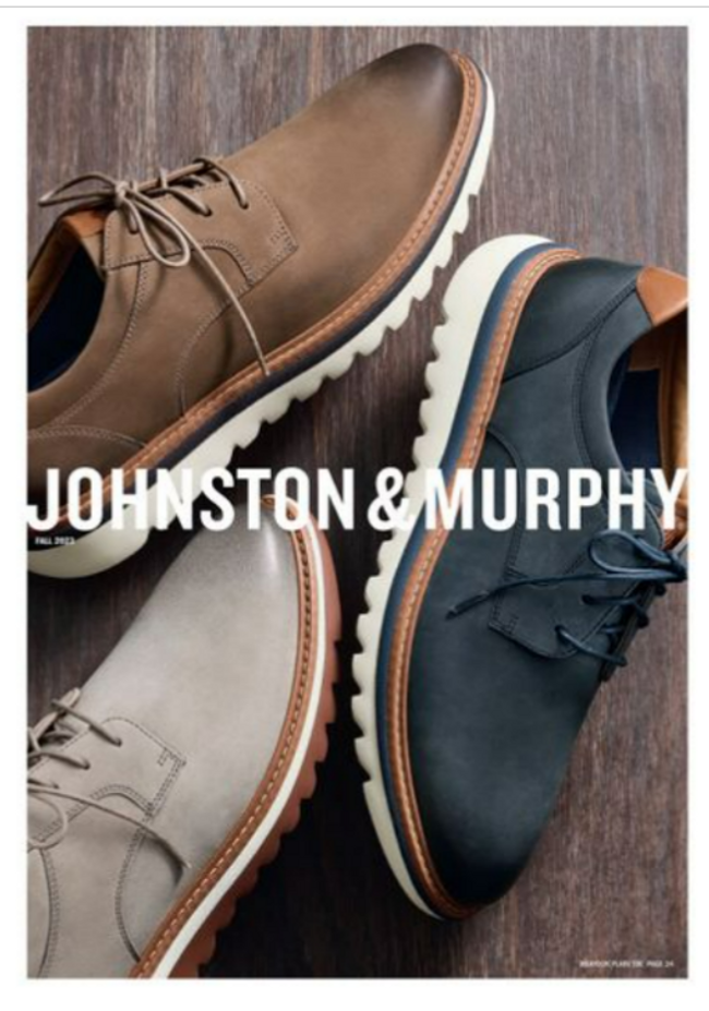 Johnston & Murphy Catalog Cover
