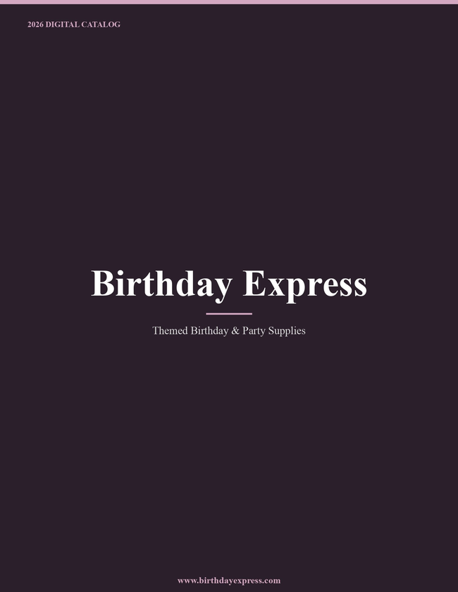 Birthday Express 2026 Catalog Catalog Cover