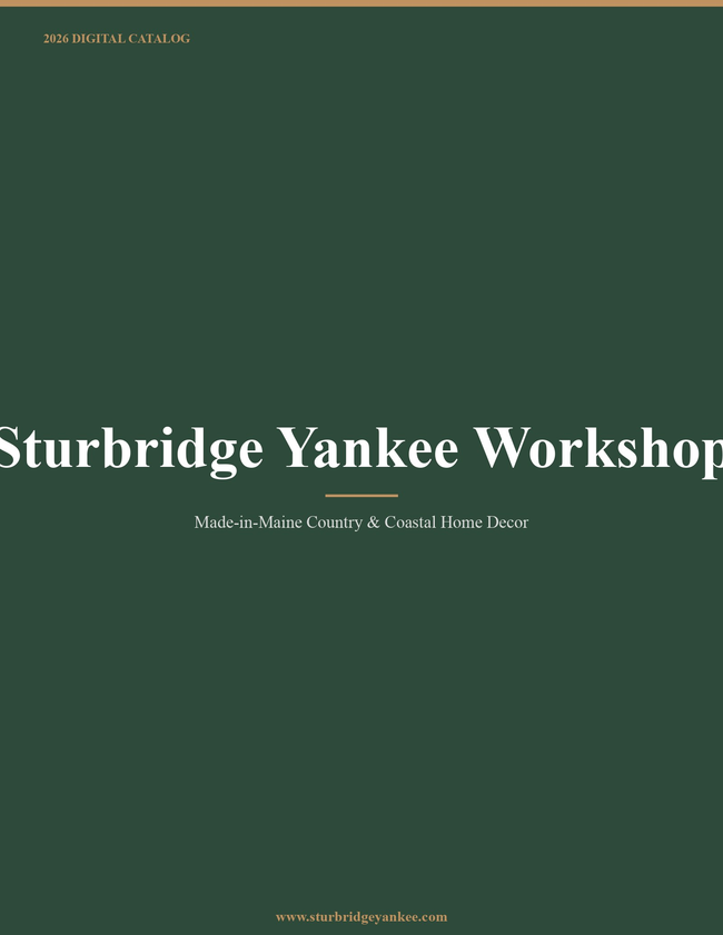 Sturbridge Yankee Workshop 2026 Catalog Catalog Cover