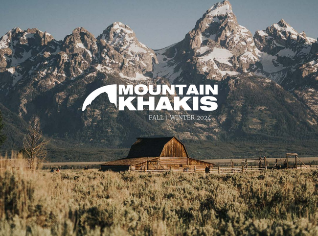 Mountain Khakis FW24 Catalog Catalog Cover