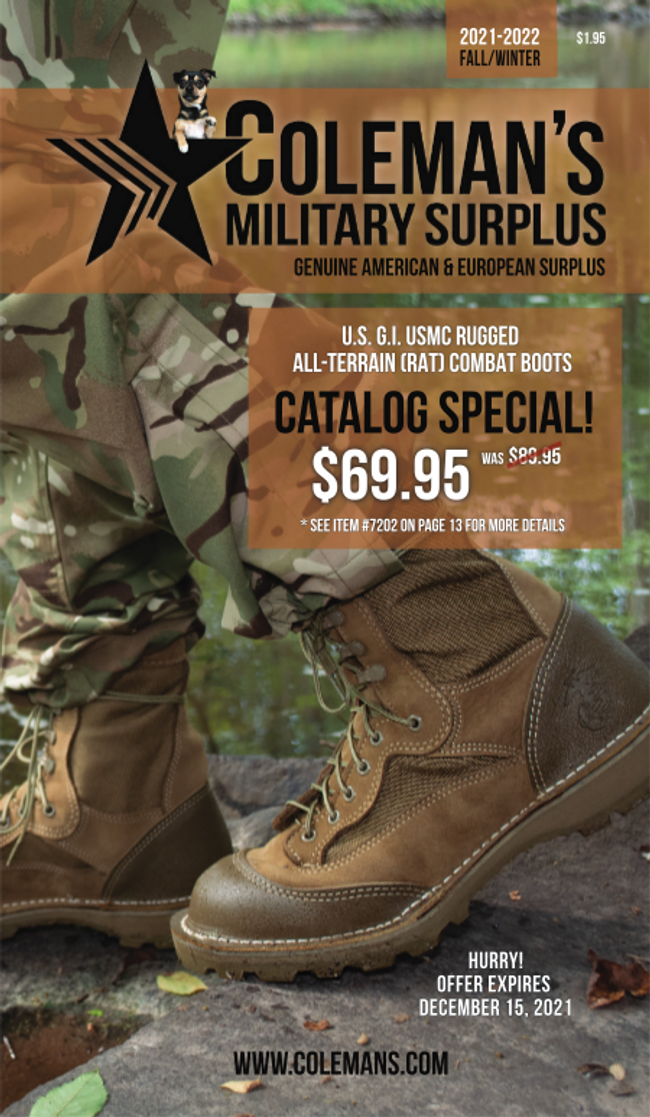 Coleman's Military Surplus Catalog Cover