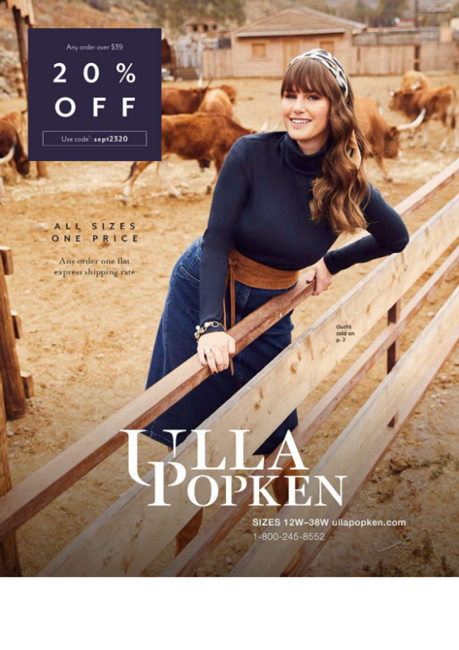 Ulla Popken Catalog Cover