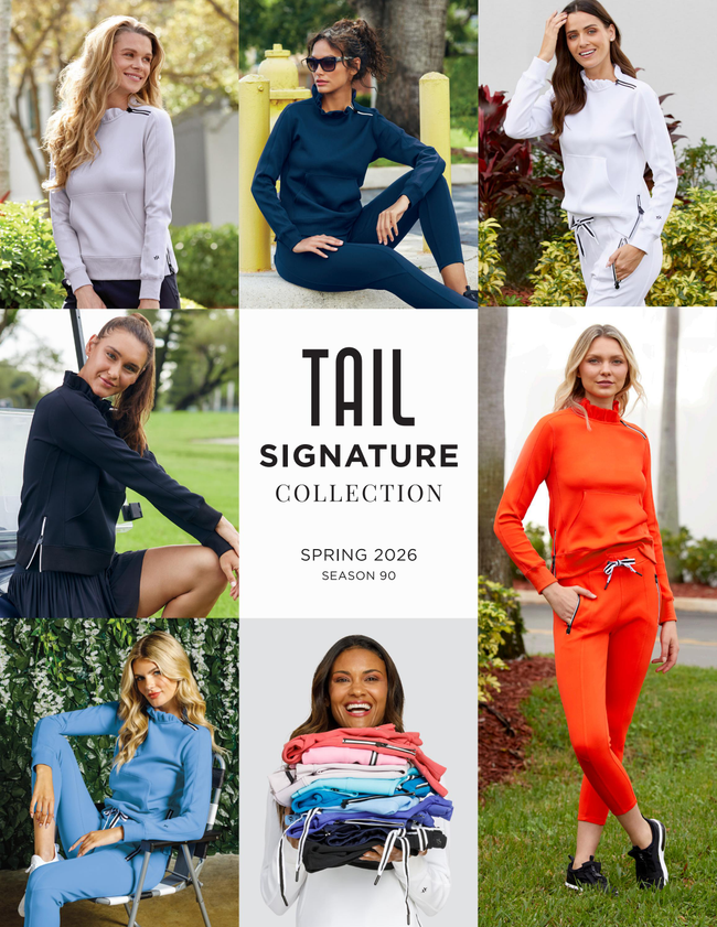 Tail Activewear Signature Spring 2026 Tennis Collection Catalog Cover