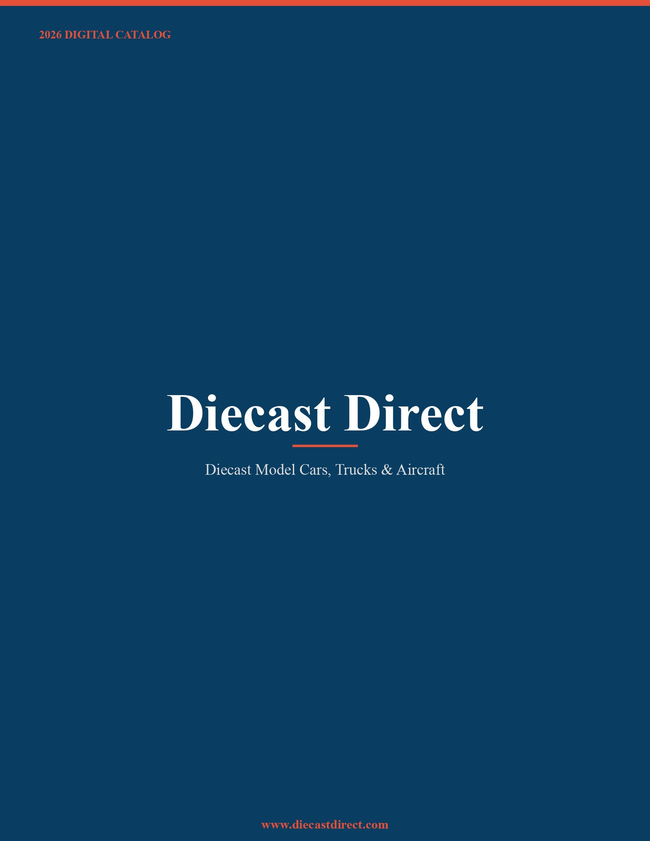 Diecast Direct 2026 Catalog Catalog Cover