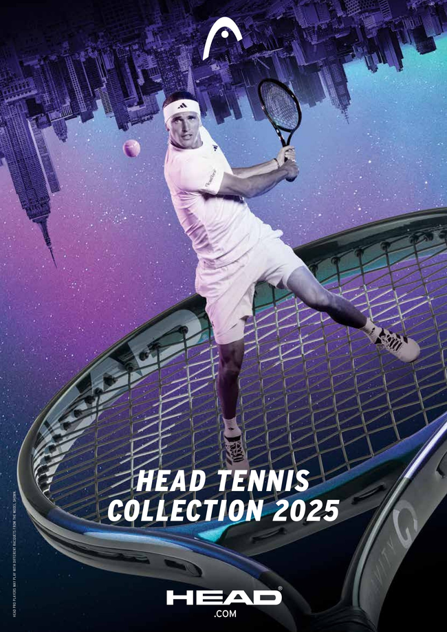 HEAD Tennis 2025 Catalog Catalog Cover